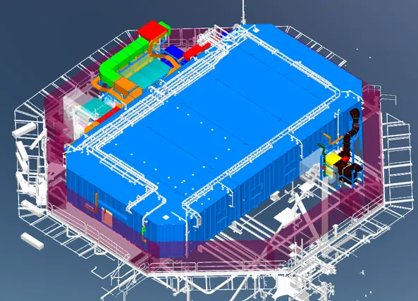 Accommodation Container Modules — engineering drawing 2