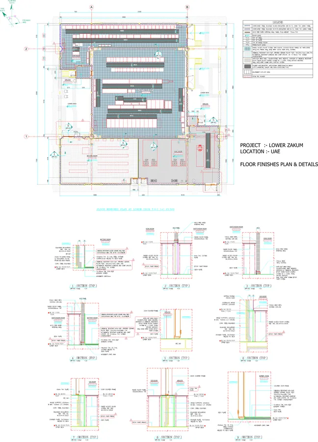 Architectural Drawings for Technical Modules — engineering drawing 2