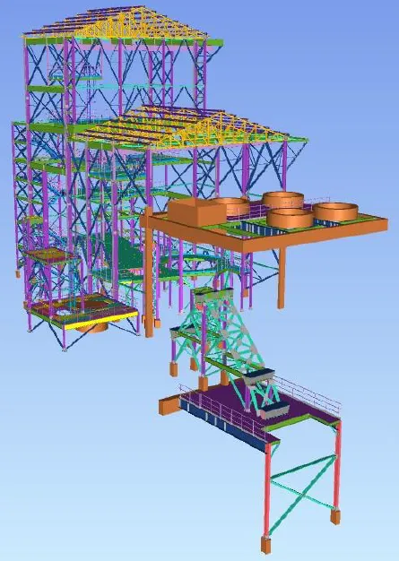 Pre Heater Building Structure (Cement Plant)