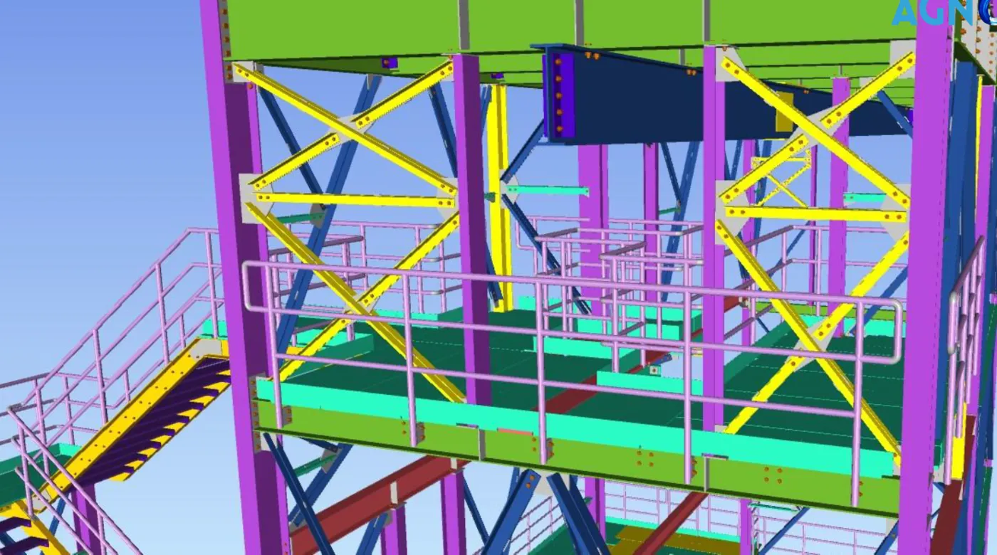 Raw Mill Building Structure (Cement Plant)