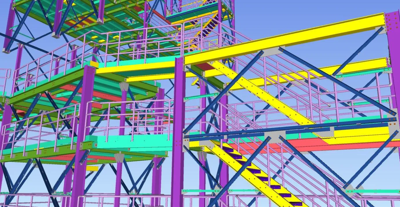 Raw Mill Building Structure (Cement Plant) — engineering drawing 2