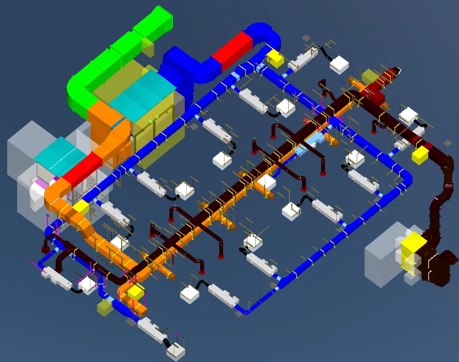 HVAC Systems — project model render