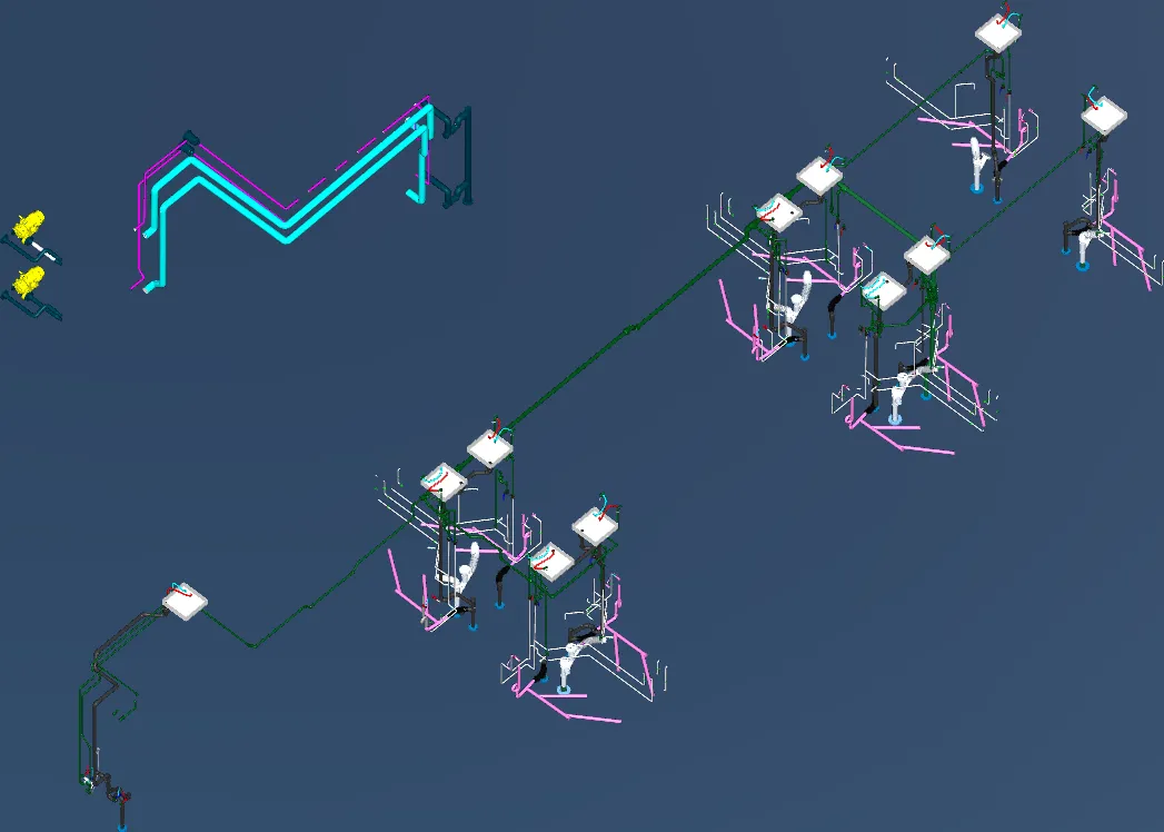 Piping Engineering — project model render